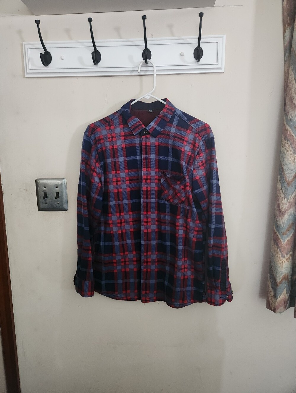🎉 Fleece Lined Plaid Button Up